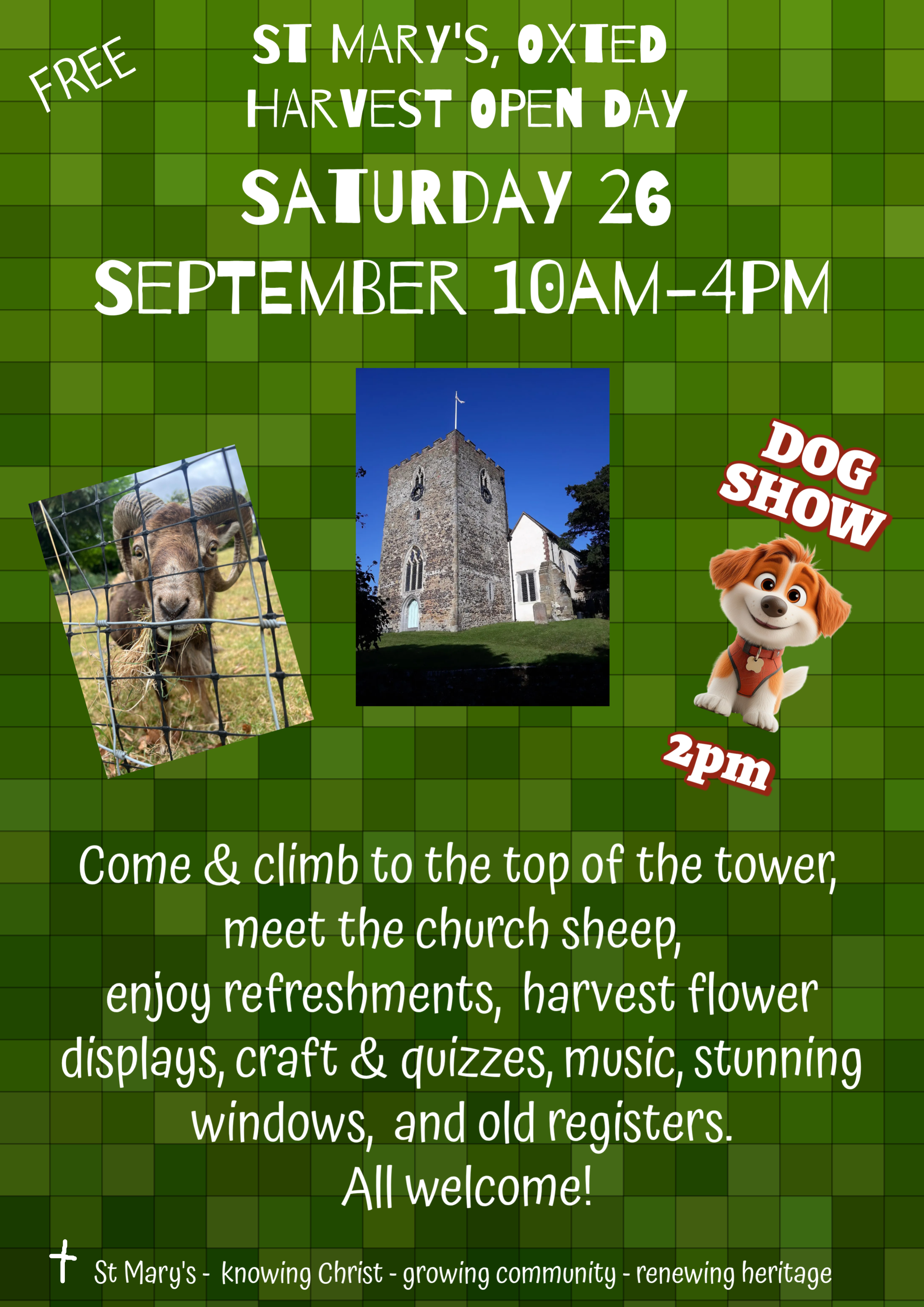 2026 Harvest Open Day poster